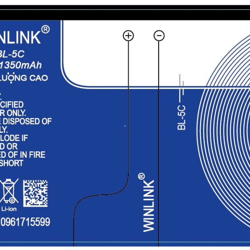 Pin Thay Thế BL-5C ( Pin DLC)